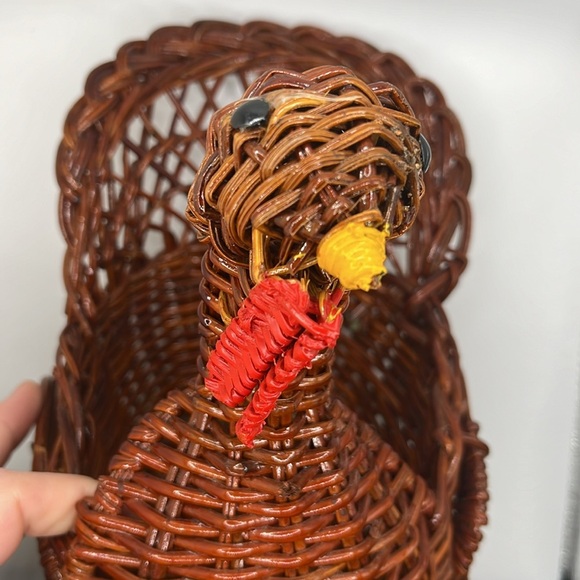 Wicker Turkey friend 🦃. Cute basket - Picture 4 of 9